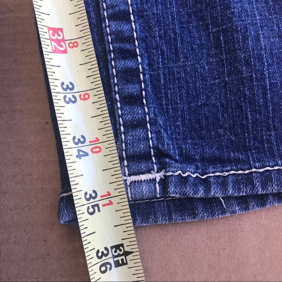 True Religion low rise  tapered leg jeans - Picture 7 of 8